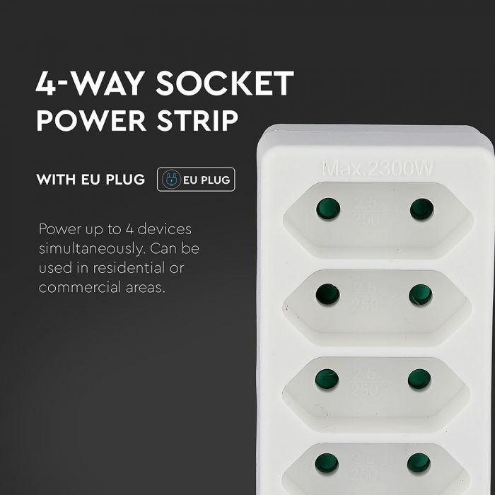 Adapter 16A/10A, 2300W, AC:230V, IP20, V-TAC