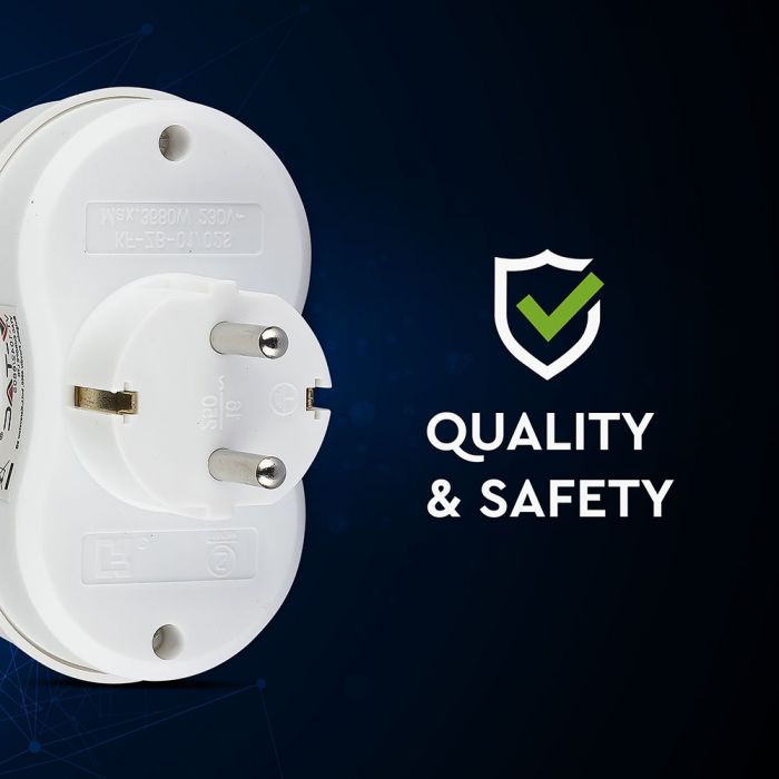 Adapteris 16A, 3680W, AC:230V, IP20, V-TAC