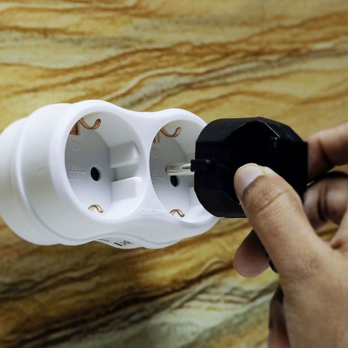 Adapteris 16A, 3680W, AC:230V, IP20, V-TAC