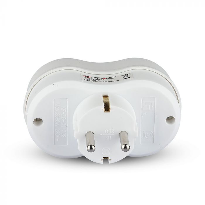 Adapteris 16A, 3680W, AC:230V, IP20, V-TAC