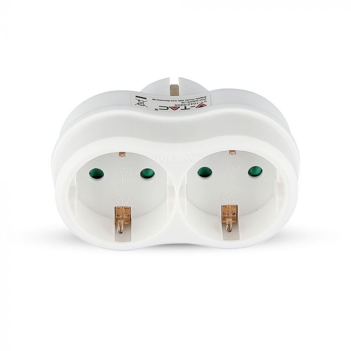 Adapteris 16A, 3680W, AC:230V, IP20, V-TAC