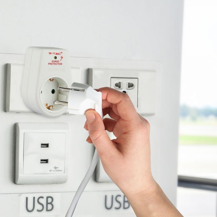 Адаптер 3680W 16A, IP20, V-TAC