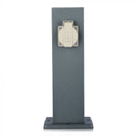 V-TAC Schuko type distributor with 2 sockets, 2x16A, IP44, dark grey, Max 3680W
