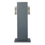 V-TAC Schuko type distributor with 2 sockets, 2x16A, IP44, dark grey, Max 3680W