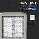 120W(16800Lm) 140Lm/W LED gatlykta, IP65, V-TAC SAMSUNG, Klass II, 5 års garanti, kallvit 5700K