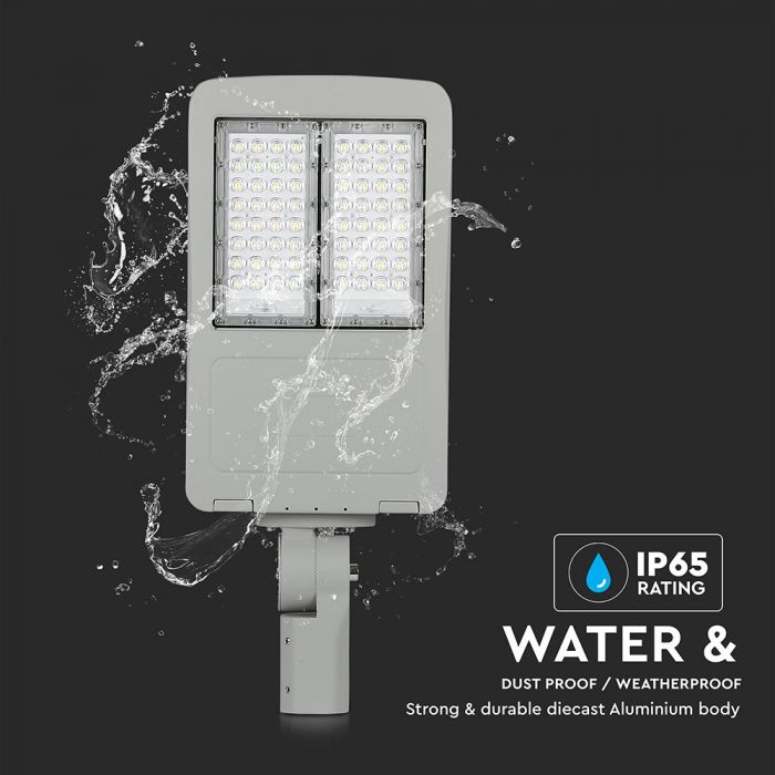 120W(16800Lm) 140Lm/W LED gatlykta, IP65, V-TAC SAMSUNG, Klass II, 5 års garanti, kallvit 5700K