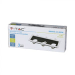 3xGU10 recessed frame/fixture, adjustable light direction, square, 270x100x45mm, recessed. 256x85mm, black/white, V-TAC