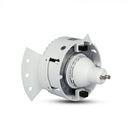 Встраиваемая рамка/светильник GU10, IP20, круглая, алюминий, белый/хром, V-TAC