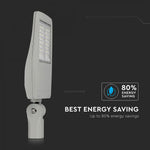 150W (21000Lm) 140Lm/W LED tänavavalgusti, IP65, V-TAC SAMSUNG, II klass, 5-aastane garantii, jaheda valge 5700K