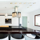 GU10 recessed frame/fixture, IP20, square shape, aluminum, white/chrome, V-TAC