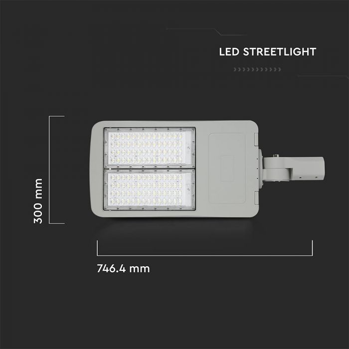 200W(28000Lm) 140Lm/W LED street lamp, IP65, V-TAC SAMSUNG, class II, warranty 5 years, A++, neutral white light 4000K