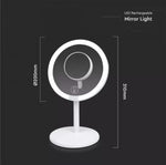 8931 code_5W(80Lm) LED meigipilt koos dimmerdatava lülitiga, laadija, 5V 1A, dimmerdatav, jaheda valge valgus 6000-6500K, läbimõõt 20cm