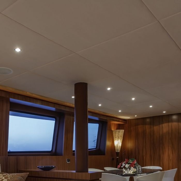 GU10 recessed frame/fixture, 2 pcs, round shape, adjustable light direction, Ø93X27mm, recessed Ø70mm, chrome-plated, V-TAC