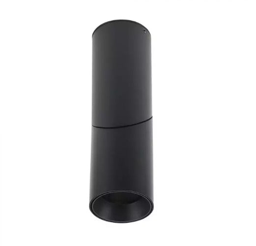GU10 Takmonterad armatur, svart, 197 x Ø59,5 mm, Max 35W, V-TAC