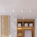 GU10 spuldžu karkass, apaļš, balts, Ø60 x 100mm, max35W, IP20, V-TAC