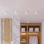 GU10 bulb frame, round, white, Ø60 x 100mm, max35W, IP20, V-TAC