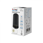 Рамка для лампы GU10, круглая, черная, Ø60 x 100 мм, max35 Вт, IP20, V-TAC