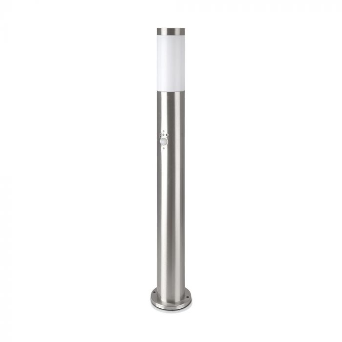 V-TAC uz virsmas montējama gaismekļa karkass, saderīgs ar E27, IP44, 80cm, max60W, satīna niķeļa