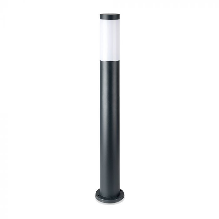 V-TAC utanpåliggande armatur med 1xE27 LED-lampa (glödlampa ingår ej), grå, IP44