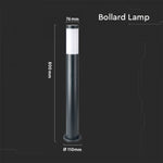 V-TAC utanpåliggande armatur med 1xE27 LED-lampa (glödlampa ingår ej), grå, IP44
