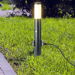 V-TAC Utanpåliggande armatur med 1xE27 LED-lampa (glödlampa ingår ej), IP44, 60cm, max60W, med PIR-sensor och sockel, grå