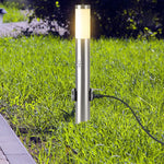 V-TAC pinnapealne valgusti 1xE27 LED-pirniga (pirn ei kuulu komplekti), PIR-anduriga ja sokliga, satiinne nikkel, IP44