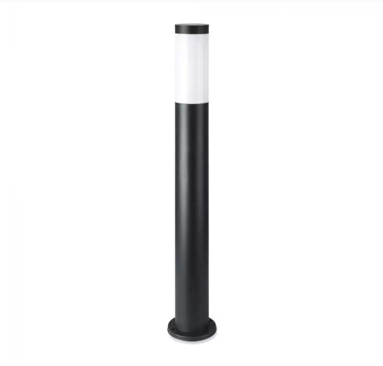 V-TAC uz virsmas montējama gaismekļa karkass, saderīgs ar E27, IP44, 80cm, max60W, melns