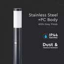 V-TAC pinnapealne valgusti PIR-anduriga ja 1xE27 LED-pirniga (pirn ei kuulu komplekti), must, IP44.