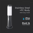 V-TAC pinnapealne valgusti raam liikumisanduriga, 1xE27 LED-pirniga (pirn ei kuulu komplekti), must, IP44