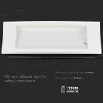 3.8W(110Lm) LED AVĀRIJAS izeja, V-TAC SAMSUNG, IP20 auksti balta gaisma 6000K