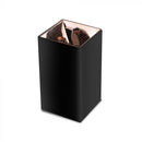GU10 Virsapmetuma karkass stiprināšanai pie griestiem, melns/rose gold, Max 35W, V-TAC