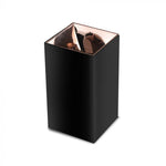 GU10 Virsapmetuma karkass stiprināšanai pie griestiem, melns/rose gold, Max 35W, V-TAC