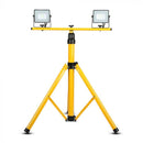 Valgusti statiiv 150 cm, 10-50W kohtvalgustid, kollane, V-TAC