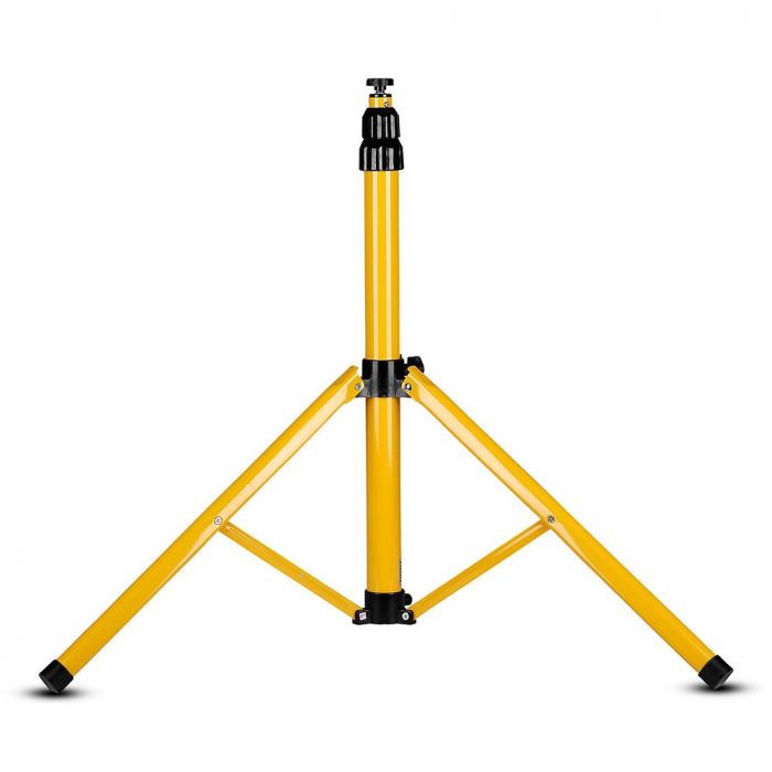 Valgusti statiiv 150 cm, 10-50W kohtvalgustid, kollane, V-TAC