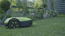 Robotgräsklippare ORBEX för ytor upp till 1200m2 200m begränsningssladd, variabel klipphöjd 20-60mm. Klippbredd 18 cm. 3 års garanti.