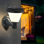0.8W(75Lm) LED Solārais Fasādes gaismeklis ar tālvadības pulti, V-TAC, IP44, RF, CCT, 3IN1, melns