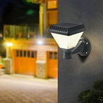 0.8W(75Lm) LED Solārais Fasādes gaismeklis ar tālvadības pulti, V-TAC, IP65, RF, CCT, 3IN1, melns