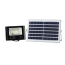 16W(1050Lm) LED Spotlight with solar battery 10000mAh, V-TAC, IP65, black body, cold white light 6000K