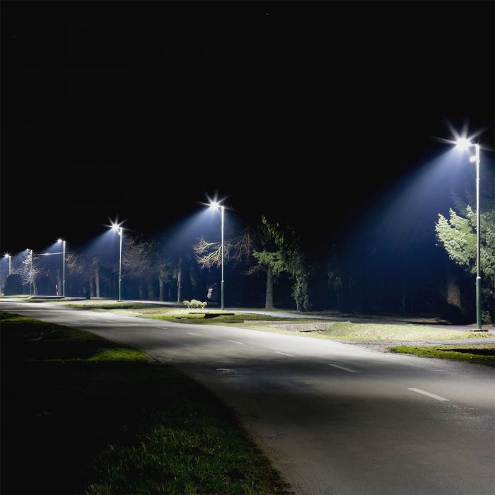 100W(14000Lm) 140Lm/W LED street lamp, IP65, V-TAC SAMSUNG, class I, warranty 5 years, A++, cold white light 5700K