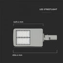 100W(14000Lm) 140Lm/W LED ielu laterna, IP65, V-TAC SAMSUNG, I klase, garantija 5 gadi, auksti balta gaisma 5700K