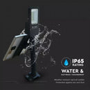 50W(4000Lm) LED solar street light with Li-ion 6.4V/27.5AH battery, IP65, V-TAC, cold white light 6000K