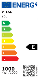 1000W(120000Lm) LED-strålkastare V-TAC SAMSUNG, IP65, 5 års garanti, svart hölje, neutralvit 4000K