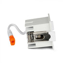 4W(320Lm) LED iebūvējams reflektora tipa kvadrāta formas gaismeklis, regulējams leņķis 12°, V-TAC SAMSUNG, IP20, garantija 5 gadi, auksti balta gaisma 5700K