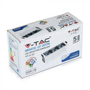 12W(960Lm) LED iebūvējams reflektora tipa kvadrāta formas gaismeklis, regulējams leņķis 12°, V-TAC SAMSUNG, IP20, garantija 5 gadi, auksti balta gaisma 5700K