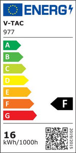 16W (1280Lm) LED infälld reflektorarmatur fyrkantig, justerbar vinkel 12°, V-TAC SAMSUNG, IP20, 5 års garanti, neutralvit 4000K