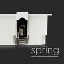 16W(1280Lm) LED встраиваемый светильник с отражателем квадратный, регулируемый угол 12°, V-TAC SAMSUNG, IP20, гарантия 5 лет, теплый белый свет 2700K