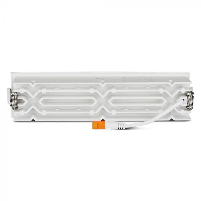 20W(1600Lm) LED infälld reflektorarmatur fyrkantig, justerbar vinkel 12°, V-TAC SAMSUNG, IP20, 5 års garanti, neutralvitt ljus 4000K