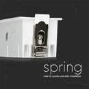 20W (1600Lm) LED sisseehitatud helkurvalgusti ruudukujuline, reguleeritava nurga all 12°, V-TAC SAMSUNG, IP20, 5 aastat garantiid, soe valge valgus 2700K