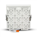 36W(2800Lm) LED iebūvējams reflektora tipa kvadrāta formas gaismeklis, regulējams leņķis 12°, V-TAC SAMSUNG, IP20, garantija 5 gadi, neitrāli balta gaisma 4000K