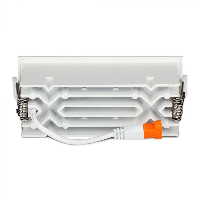 12W(960Lm) LED светильник встраиваемый рефлекторный квадратный, регулируемый угол 36°, V-TAC SAMSUNG, IP20, гарантия 5 лет, нейтральный белый 4000K